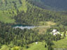 Edelrautehütte és a kisebb tó: Grossen Scheibelsee