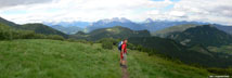 Panorámakép (háttérben Ennstaler és Eisenerzer Alpen)