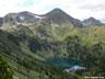 A nagyobb tó: Gefrorener See és a főcsúcs: Grosser Bösenstein (2448 m)