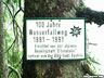Wasserfallweg 100 éves volt 1991-ben